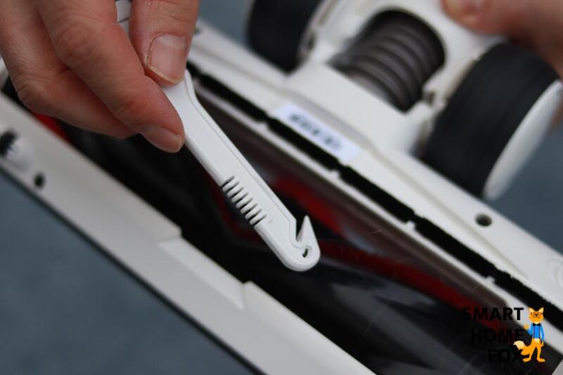 Die Reinigung der Bürste